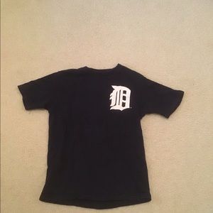 Navy Detroit tigers T - shirt
